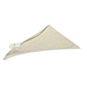 La Seine Cashmere Scarf White Ivory Triangle Kerchief Lightweight Quiet Luxury